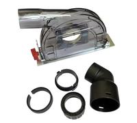 Carénage de poussière pour meuleuses d'angle, profondeur de coupe réglable de 0 à 30 mm, collecteur de poussière pour meuleuses manuelles de 10,2 et 12,7 cm et lames de scie de 4,55, compatible avec