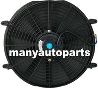 Carénage de radiateur en aluminium & kit de ventilation, capacité de refroidissement améliorée de 40%, construction robuste, ventilateur 16" inclus