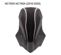 Carénage D'écran De Pare-Brise De Moto,Accessoires De Pare-Brise Pour Honda Nc700x Ncexecute X Nc 750 700 X2016 - 2020 2019 2018 2017 - Type Smoky Gray