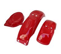 Carénage Garde Boue Moto pour Z50 pour Z50A pour Z50J pour Z50R pour Mini pour Trail 6 Couleurs Kit Carrosserie Moto Carrosserie Garde-Boue(Full Set Red)