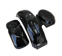 Carénage Garde Boue Moto pour Z50 pour Z50A pour Z50J pour Z50R pour Mini pour Trail 6 Couleurs Kit Carrosserie Moto Carrosserie Garde-Boue(Full Set Black)