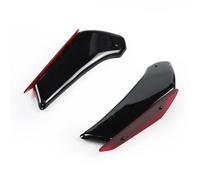 Carénage Kit d'ailes Aérodynamiques De Pièces Carénage Moto Aile À Ailes Fixes pour Kawasaki pour Ninja pour 650 H2 ZZR 1400 Aileron Fixe(Rouge)