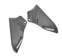 Carénage Kit d'ailes Aérodynamiques Moto pour Kawasaki pour Ninja 400 250 ZX-6R Becquet De Carénage Avant en Fiber Carbone ABS Aileron Fixe