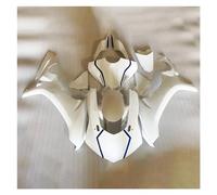 Carénage Kit De Carrosserie D'injection ABS Rouge Blanc Noir Carénage Moto pour YZF R1 R1M 2015 2016 2017 2018 2019 Aileron Fixe(2)