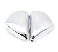 carénage latéral de Batteri Couvercle de batterie latéral de moto, panneau de protection de batterie gauche et droit, adapté pour Yamaha Virago XV700 XV750 XV1000 XV1100 84+ Couvercle(Chrome A)