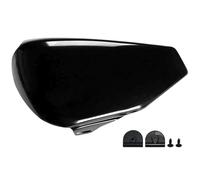 carénage latéral de Batteri Couvercle de carénage latéral gauche de la batterie de moto en acier, adapté aux Sportster Custom XL1200C Iron XL883N 2004-2013 Couvercle