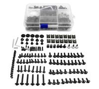 Carénage Moto Carrosserie Vis Kit Carénage Moto Fixation Vis Ecrou pour Yamaha MT 09 Mt07 YZF-r1 R6 Moto Pare-Brise Boulons Clips Pièces Détachées Boulon Pare-Brise(Noir)