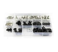 Carénage Moto Carrosserie Vis Kit De Fixation De Carénage pour Moto pour Aprilia RSV4 2010, 2011, 2012, 2013 Et 2014, Boulons Et Clips De Pare-Brise Boulon Pare-Brise(Argent)