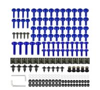 Carénage Moto Carrosserie Vis Kit De Fixations De Carénage pour Piaggio Beverly Sport Touring 350 BV Tourer BV350 (ABS) - Vis, Écrous Et Boulons De Pare-Brise Boulon Pare-Brise(Bleu)