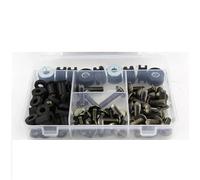 Carénage Moto Écrous Vis Clips Kit De Fixations De Carénage pour Kawasaki pour Ninja 650 ER-6F ER6F 2012-2016, Vis, Boulons, Écrous, Pièces De Fixation pour Pare-Brise Visserie(Titane)