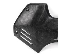 Carénage Moto en Fiber Carbone Couvercle Batterie Réservoir Carburant Kits Carénage Garde Boîte À Air pour Ducati pour Panigale pour V4 V4S V4R 2018-2021 Aileron Fixe(Forging Texture)