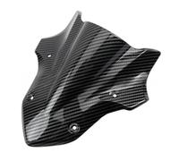 Carénage, Pare-Brise, déflecteur de Vent, aileron Avant de Moto Noir, adapté pour Kawasaki Z900 2017-2019, Accessoire(Dark Grey)