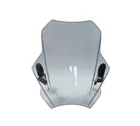 Carénage Pare Brise Pare-brise réglable pour moto pour MT-03 pour MT-07 pour MT-09 pour MT-10 pour FZ-10 pour FZ-09, FZ1N, FZ6 Déflecteur Bulle(Light Grey)