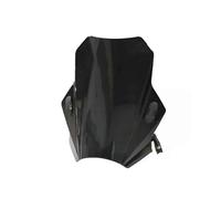 Carénage Pare Brise Pare brise réglable pour moto pour MT-03 pour MT-07 pour MT-09 pour MT-10 pour FZ-10 pour FZ-09 pour FZ1N pour FZ6 Déflecteur Bulle(Transparent Black)