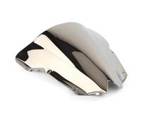 Carénage Pare Brise Pour YZF pour R6 600 2008 2009 2010 2011 2012 2013 2014 2015 2016 pare-brise moto double bulle Déflecteur Bulle(Silver)