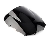 Carénage Pare-Brise ZZR400 ZZR600 Double Bulle Pare-Brise Pare-Brise pour Kawasaki pour ZZR 400 1993-2007 & ZZR 600 1993 1994 1995 1996 1997 1998-2004 De Pare-Brise (Couleur : Le Noir)