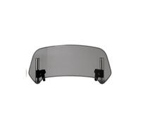 CaréNage pour CB400X pour CB500X pour NT1100 XL750 pour Transalp ADV 150 Extension De Pare-Brise Moto Universelle Déflecteur Becquet Réglable Aileron De Moto(S Light Smoke)