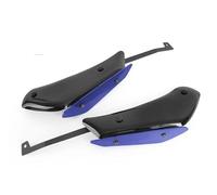 Carénage pour pour RSV4 RF RR 2015-2020 Moto Côté Bas Force Spoiler Avant Winglet Downforce Carénage Aérodynamique Aile Fixe Aileron Fixe(Bright Black-Blue)
