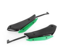 Carénage pour pour RSV4 RF RR 2015-2020 Moto Côté Bas Force Spoiler Avant Winglet Downforce Carénage Aérodynamique Aile Fixe Aileron Fixe(Bright Black-Green)