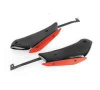 Carénage pour pour RSV4 RF RR 2015-2020 Moto Côté Bas Force Spoiler Avant Winglet Downforce Carénage Aérodynamique Aile Fixe Aileron Fixe(Bright Black-Red)