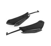 CaréNage pour pour RSV4 RF RR 2015-2020 Moto Côté Bas Force Spoiler Avant Winglet Downforce Carénage Aérodynamique Aile Fixe Aileron De Moto(Matte Black-Black)