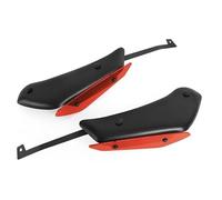 Carénage pour pour RSV4 RF RR 2015-2020 Moto Côté Bas Force Spoiler Avant Winglet Downforce Carénage Aérodynamique Aile Fixe Aileron Fixe(Matte Black-Red)