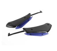 CaréNage pour pour RSV4 RF RR 2015-2020 Moto Côté Bas Force Spoiler Avant Winglet Downforce Carénage Aérodynamique Aile Fixe Aileron De Moto(Carbon Look-Blue)