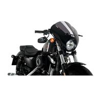 Carénage PUIG Semicarené Fumé Foncé HD 48 SPORTSTER 1200 2010-2020