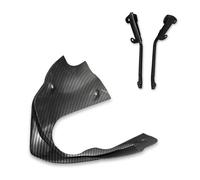 Carénage Spoiler Avant Moto pour FZ6 Fazer600 S2 2004-2010 Couvercle De Protection Carénage Becquet Moteur Inférieur Ventre Moto(Carbon Fiber Look)