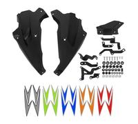 Carénage Spoiler Avant Moto pour Kawasaki pour Z900 2017-2025 Plaque De Protection Moto Becquet Moteur Carénage Inférieur Couvercle Capot(Le Noir)
