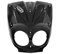 Carenage-Tablier Av Scoot Adaptable Mbk 50 Stunt-Yamaha 50 Slider Noir Brillant -Partie Otique-