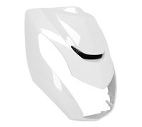 CARENAGE-TABLIER AV SUPERIEUR SCOOT ADAPTABLE PEUGEOT 50 KISBEE 2T ET 4T TOUS MODELES (NOUVEAU 2018+ + ANCIEN MODELE 2010+2017) BLANC BRILLANT -P2R-