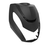 CARENAGE-TABLIER AV SUPERIEUR SCOOT ADAPTABLE PEUGEOT 50 KISBEE 2T ET 4T TOUS MODELES (NOUVEAU 2018+ + ANCIEN MODELE 2010+2017) NOIR MAT -P2R-