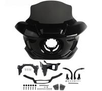Carénages de phares pour Moto pour Harley FXLRS 2022 - 2025 | 11/13", avec support, kit de capot de pare-brise de carénage ST(13in Light Grey)