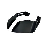 Carénages Latéraux Winglets Kit d'ailes Aérodynamiques Universelles pour Moto YZF600 R6 R7 2017 2018 2019 2020 2021 2022 2023 2024, Carénage À Ailettes Fixes(Matte Black)