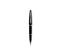 Carène Stylo plume, Noir brillant, plume moyenne 18K, encre bleue, Coffret cadeau