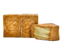 Carenesse Original Savon "d'Alep" 2 x 200 g, 60% d'huile d'olive et 40% d'huile de laurier, savon naturel fabriqué à la main selon la tradition et la longue maturation