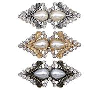 Careor - Fermoir vintage pour pull, cape, cape, cape - Crochets à coudre - Pour cardigan, châle, robe, chemise - Broche pour fille et femme, Porcelaine