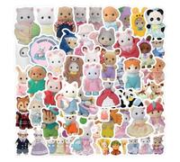 CAREOR Lot de 120 autocollants en vinyle imperméable et chaud pour adolescents, employés de bureau, travaux manuels, cadeaux, ordinateurs portables, bouteilles, enveloppes, snowboard