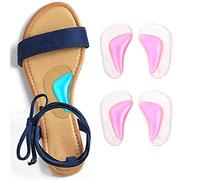 CAREOR Lot de 2 paires de semelles de soutien de la voûte plantaire pour fasciite plantaire/voûte plantaire/épine calcanéenne/coussinets métatarsiens/amortisseurs de chocs pour homme et femme (rose)