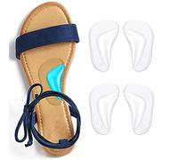 CAREOR Lot de 2 Paires de Semelles de Soutien pour Voûte Plantaire, Fasciite Plantaire, Épine Calcanéenne, Coussinets Métatarsiens et Amortisseurs de Chocs pour Homme et Femme