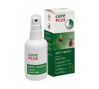 Care Plus Spray Anti-Insectes, À Base de 40% de DEET, Pour Toutes les Destinations, 8h de Protection, Pour 1 Adulte, 60 ml