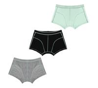 Carer Boxers Incontinence Garçon Lot 3 Coton Lavable 70 ml Absorption Fuites Urinaires Énurésie Apprentissage Propreté Incontinence Légère à Modérée Taille 128-134