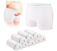 Carer Pack de 8 Culottes Jetables Post-partum Taille Haute, Sans Coutures et Élastiques, Idéales pour la Grossesse, Après l'Accouchement, la Césarienne et l'Incontinence Taille XXL