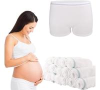 CARER Sous-vêtements en maille pour post-partum Taille haute Extensible | Sous-vêtements post-partum réutilisables, respirants, doux et extensibles en maille pour femme
