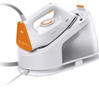 Carestyle 1 Pro Is 1511 Wh Centrale Vapeur Avec Technologie Freeglide 3D,Vapeur Verticale,Fonction Anti-Gouttes,Réservoir D'Eau 1,7 L,5,5 Bar,360 G/Min,2200 W,Blanc/Orange