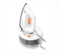 Carestyle Compact Is 2132 Centrale Vapeur¿ Fer À Repasser Avec Semelle Freeglide 3D Vapeur Verticale 2400 W,Pression De Pompe 5,5 Bar,Effet Vapeur 400 G/Min,Grand Réservoir D'Eau 1,5 L,Blanc