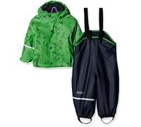 CareTec Veste Imperméable Enfants et Bébé avec Pantalon de Pluie, avec doublure - vert (974) - 92