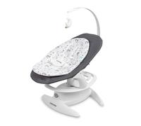 CARETERO - NOCO Balancelle Électrique pour Bébé - 0-12 Mois - avec Musique, Siège Rotatif à 360 Degrés, Dossier Réglable - Différents Modes et Vitesses de Bascule - Graphite