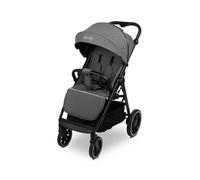 CARETERO Poussette Caretero Jimbo - Poussette Robuste et Confortable - Siège Réglable - Poussette Simple Compacte - Pour les Enfants de 6 Mois à 22 kg - 80x59x109cm - Graphite